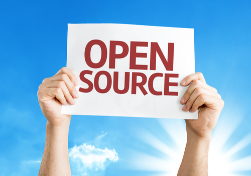 stock photo open source card with a beautiful day 244191799