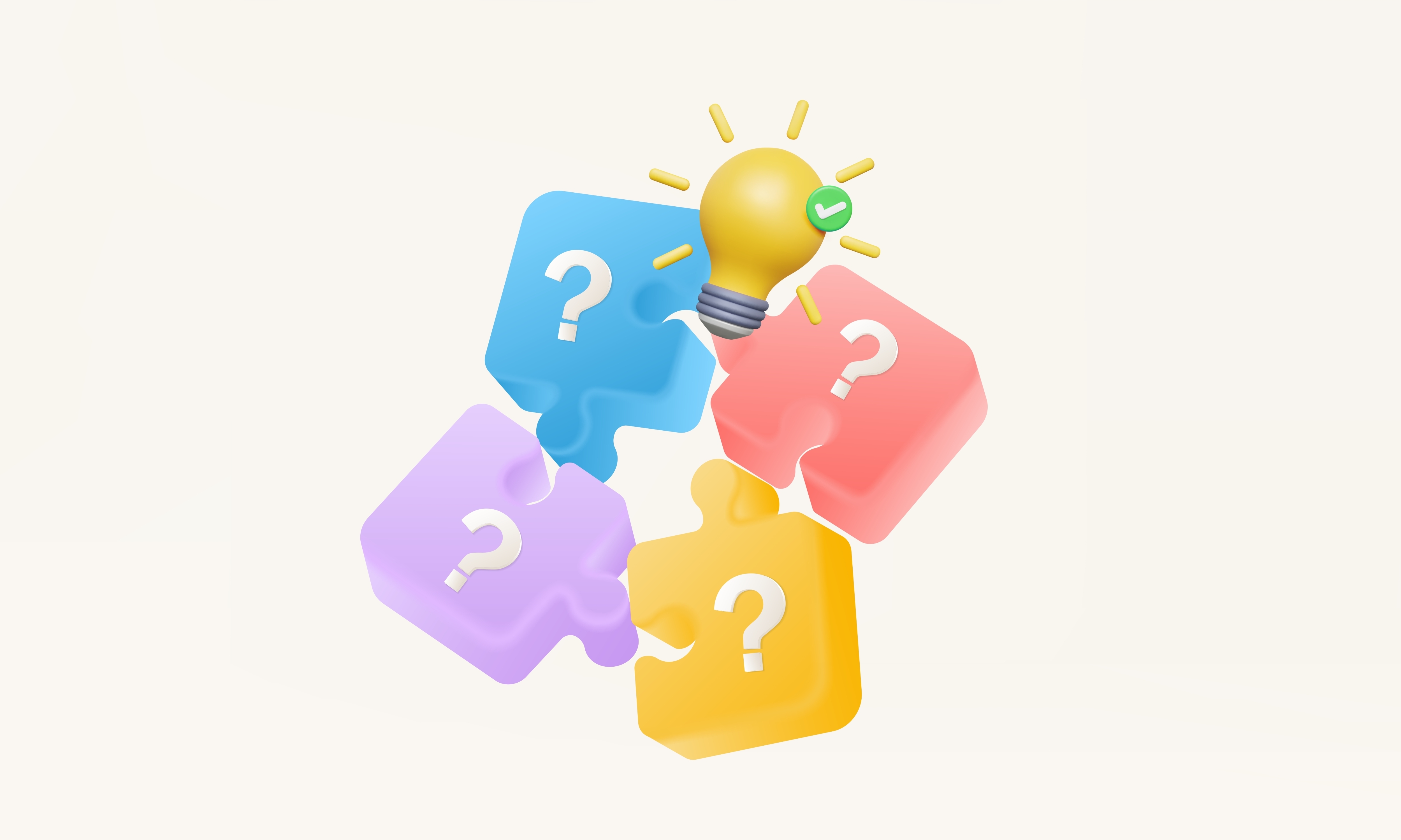 stock vector brainstorming teamwork development innovation new idea jigsaw puzzle pieces with question mark 2616650521
